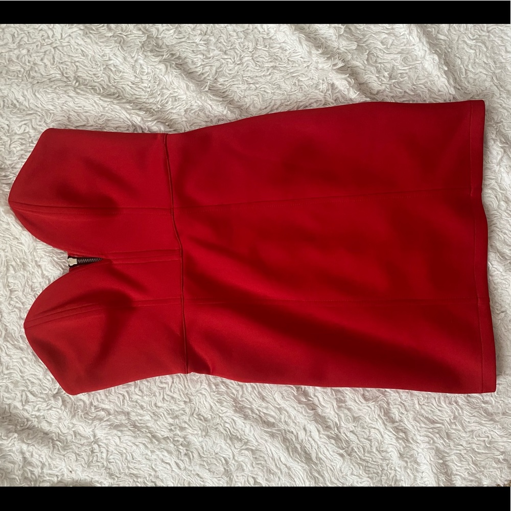 Red forever 21 body con dress